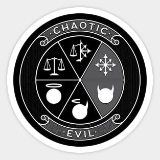 Chaotic Evil Sticker